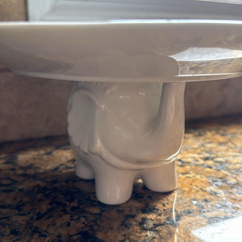 Elephant pedestal plates - Picture 5 of 6